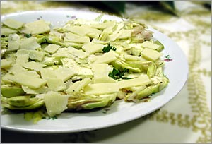 Carciofini e parmigiano