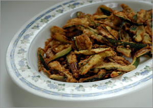 Fried mediterranean cocumber