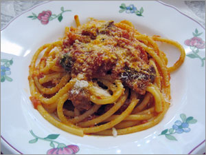 Bucatini all'amatriciana