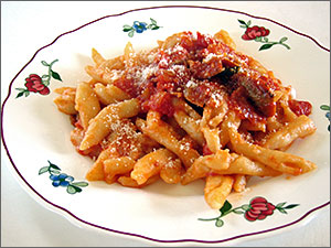 Spaghetti olive e capperi