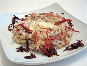 Risotto al radicchio