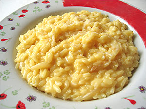 Risotto allo zafferano