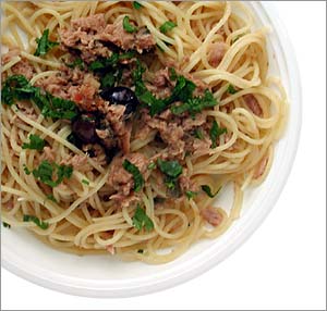 Tuna fish spaghetti