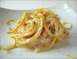 Tagliolini al limone