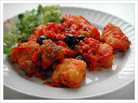Baccalà al sugo