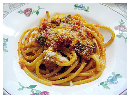 Bucatini amatriciana