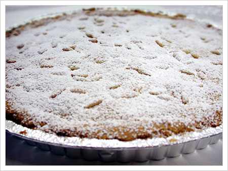Crostata di banane e amaretti