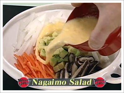 Insalata con crema di 
Nagaimo