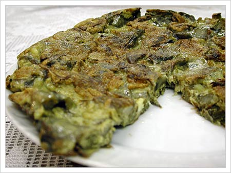 Frittata di carciofi