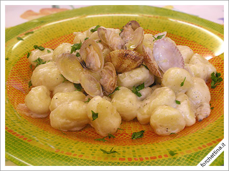 Gnocchi con le vongole