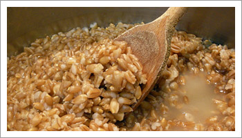 Minestra di farro e patate