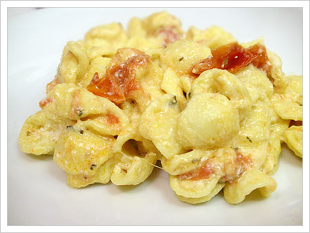 Orecchiette pachino e ricotta