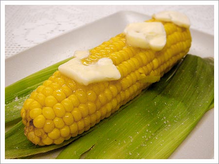 Pannocchie di mais al burro