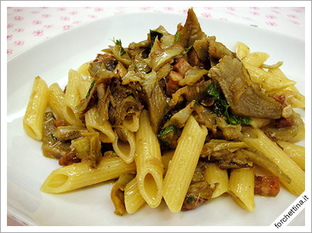 Pasta con i carciofi