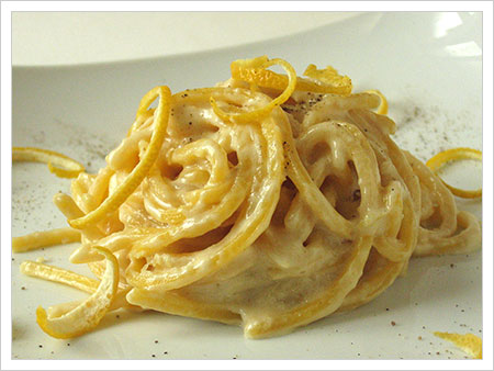 Tagliolini al limone