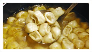 Questi tipi di tortellini sono ottimi in brodo