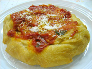 Pizzette fritte al pomodoro