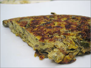 Frittata di zucchine e cipolla