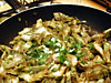 Artichokes omlet 